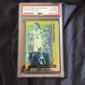 Los Angeles Lakers graded basketball trading card Jackson Hayes rookie card!